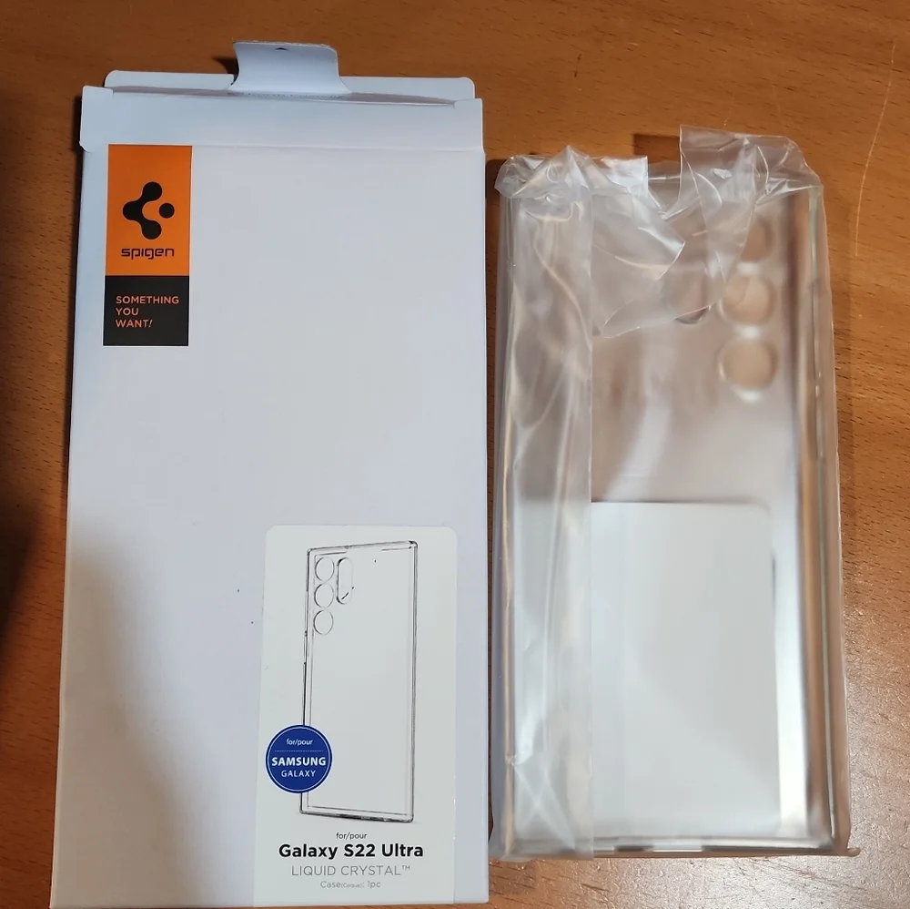 Spigen Phone Case for  Galaxy S22 Ultra  Liquid  Crystal  CASE  ONLY !!
